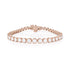 Dominique Cohen tapering round bezels snug-fit diamond bracelet, medio size<span class='visuallyhidden'>; shop help at 760-978-9297.</span>